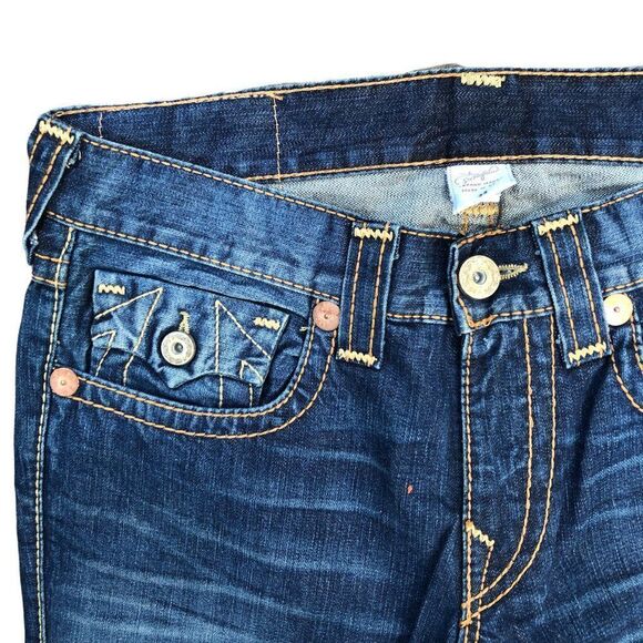 True Religion Jeans Size 33 BILLY BIG T Blue - Picture 6 of 9